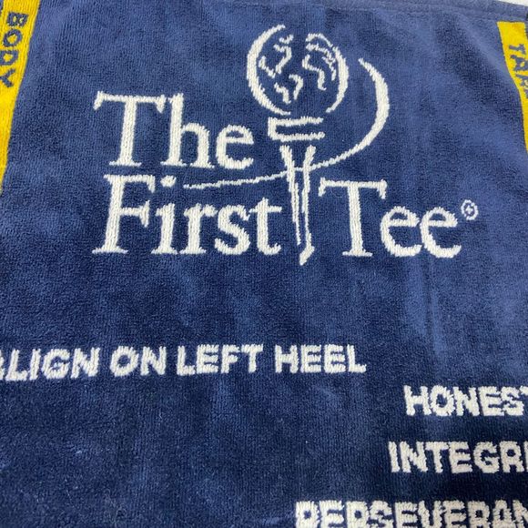Vintage David Leadbetter Golf Swing Training Putter Towel w/Clip ~ The First Tee - Picture 3 of 8